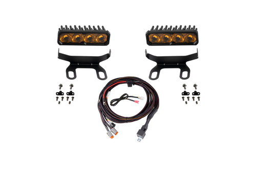 Diode Dynamics 2013-2018 Ram 1500 Ram Standard SS6 Pro LED Kit Yellow Driving 3000K - DD8607 Photo - Primary