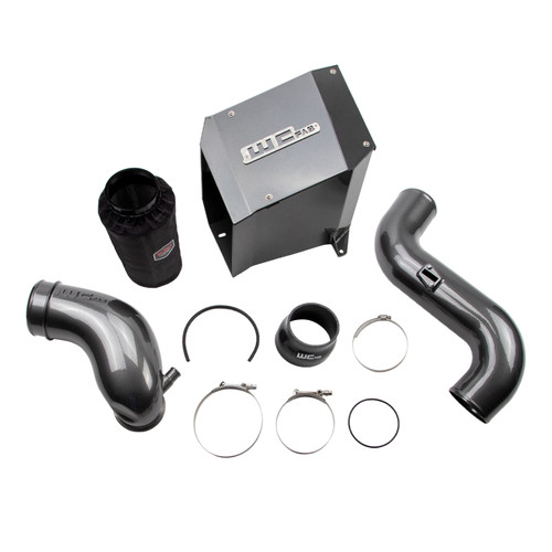 Wehrli 07.5-10 Chevrolet Duramax LMM 4in Intake Kit Stage 2 - Cat Yellow - WCF100303-CAT Photo - Primary