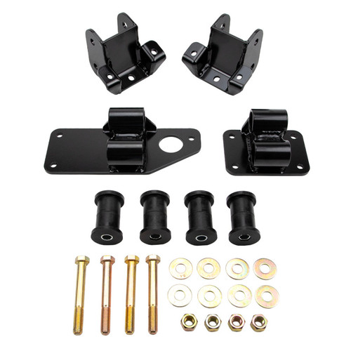 Wehrli 01-10 GM HD Chassis L5P Engine Swap Mount Kit - Semi-Gloss Black - WCF100170 User 1