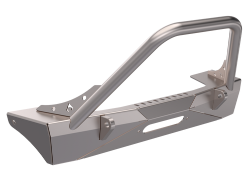Artec Industries 2018+ Jeep JL Sentinel Front Bumper w/ Hoop - JJ8011 Photo - Primary