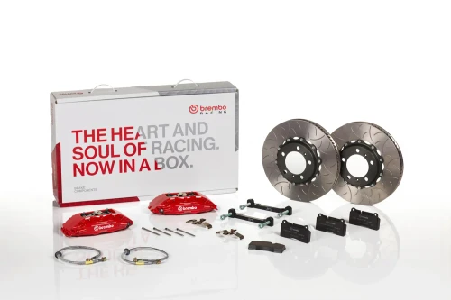 Brembo 16-22 Alphard Front GT BBK 4 Piston Cast 2pc 355x32 2pc Slotted TY3 - Sil