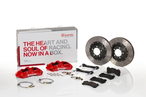 Brembo 16-22 Alphard Front GT BBK 6 Piston Cast 380x32 2pc Slotted TY3 - Black -