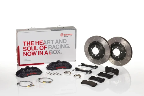 Brembo 16-22 Alphard Front GT-S BBK 6 Piston Cast 380x32 2pc Slotted TY3 - Black