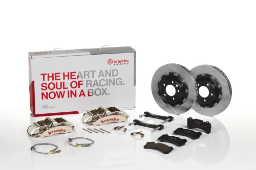 Brembo 20+ Harrier (XU80) Front GT-R BBK 6 Piston Billet 380x34 2pc Slotted TY1 - NP - 1N2.9071AR