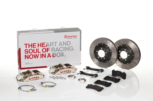 Brembo 24+ Alphard (AH40) Front GT-R BBK 6 Piston Billet 380x34 2pc Slotted TY3 - NP - 1N3.9087AR
