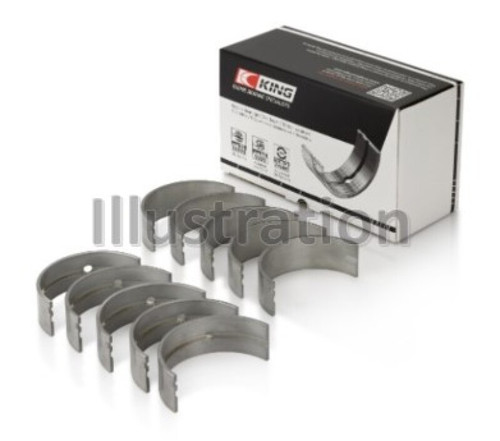 King Engine Bearings GM 6.6L V8 Duramax Turbo Diesel L5P Late Main Bearing Set - Size +0.25mm - MB5889SX0.25 Photo - Primary