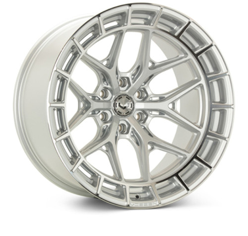 Vossen HFX-1 18x9 - 8x180 - ET0 - Deep Face - 124.3 - Silver Polished Wheel - HFX1-8Z80-SP Photo - Primary