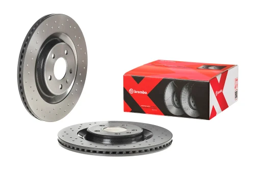 Brembo 2015+ Audi Q7 / 2016+ Audi A5 Drilled Disc Brake Rotor - 09.B969.1X