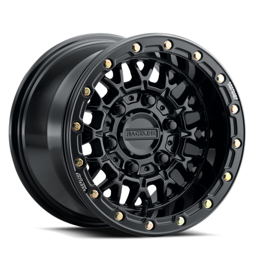 Raceline A15 Omega 15x10in / 5x114.3 BP / 10mm Offset / 68mm Bore - Gloss Black - A15GB-51012+10 Photo - Primary