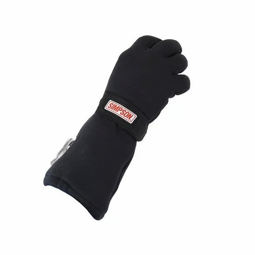 SIMPSON SAFETY Holeshot-22 Driving Gloves - Medium Black, SFI 3.3/20 Certified