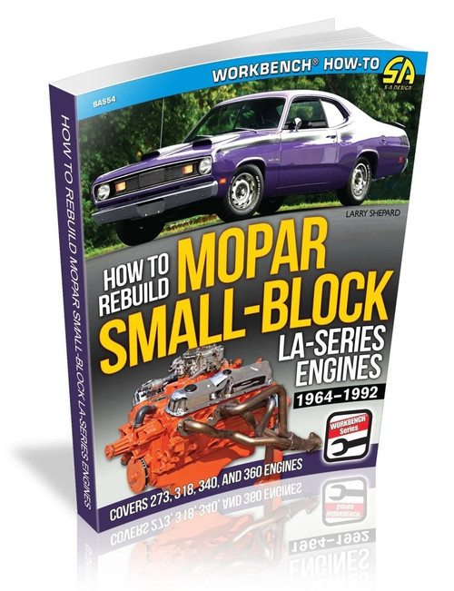 S-A Books Mopar Small-Block LA-Series Engines 1964-1992 Rebuild Guide (Part Number: SA554)