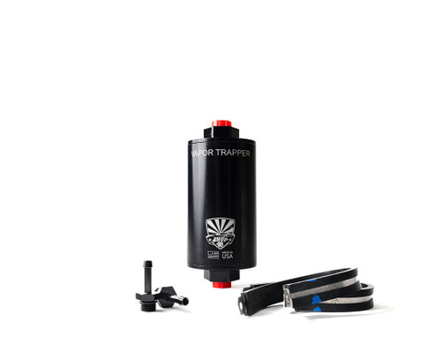 Vapor Trapper Basic Install Package 4-inch Black with Dell Clamps - Part VT4BLK-3/8-B