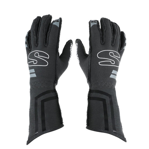 SIMPSON SAFETY Endurance X-Large Gray Driving Gloves with Nomex - SFI 3.3/5 Rated