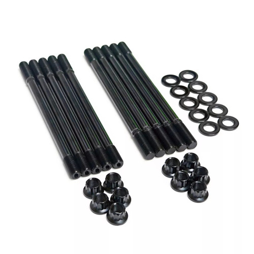 PRW Industries Inc. Honda H22A4 Cylinder Head Stud Kit with 12-Point Nuts and Washers