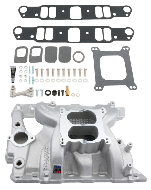 Edelbrock Performer RPM Pontiac V8 Intake Manifold Kit (Part #7156-KIT)
