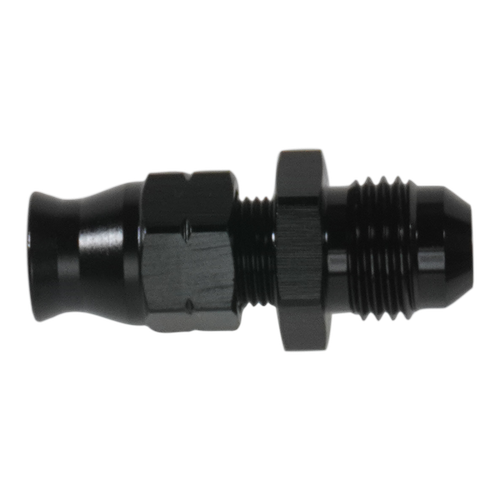 DeatschWerks 6AN Male Flare To 1/4in Hardline Compression Adapter - 6-02-0150-B Photo - Primary