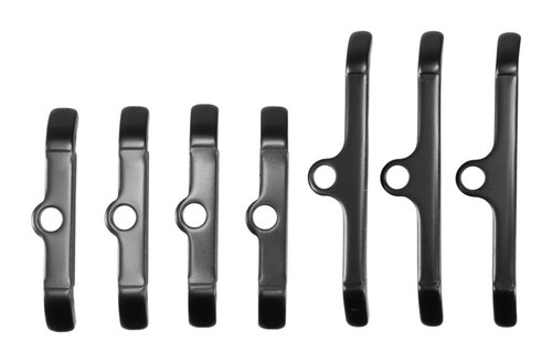 Edelbrock Chevy BB Hold-Down Tab Kit - Black Finish (Qty 7) - 44143 Photo - Primary