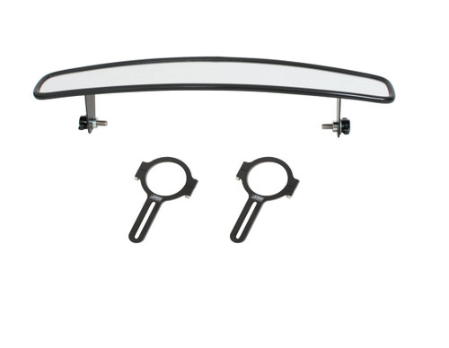 JOES Racing Products 14-Inch Wide Angle Rear View Mirror Kit with Clamp-On Mounts
