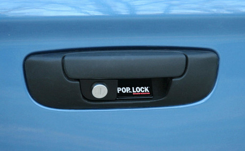 POP AND LOCK LLC Tailgate Lock for 2002-2008 Dodge Ram 1500 and 2003-2009 Ram 2500 - Side Mount Steel Black