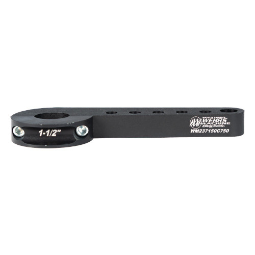 WEHRS MACHINE WM237150C750 Steering Column Bracket for 1-1/2 Inch Diameter Tube, 7 Inch Length, Aluminum, Black Anodized