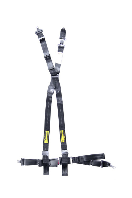 SCHROTH RACING QuickFit 4-Point Harness for Passenger Side - Black for Ford Mustang 2005-2017