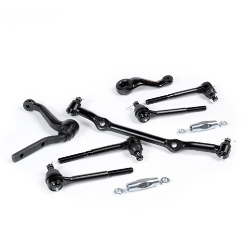 QA1 Steering Rebuild Kit 82-95 S10 2WD – Complete Center Link, Idler Arm, Pitman Arm & Tie Rod Ends for GM Compact Trucks and SUVs