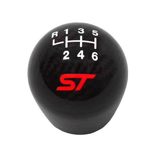 FORD M-7213-FSTCF Focus ST Carbon Fiber Look Shift Knob - 12 mm x 1.25 Thread