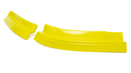 Fivestar MD3 Evolution Passenger Side Air Valance - Yellow - Molded Plastic for Dirt Late Model