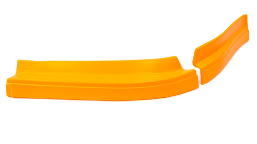 FIVESTAR MD3 Lower Air Valance - Dirt Nose - Driver Side, Fluorescent Orange