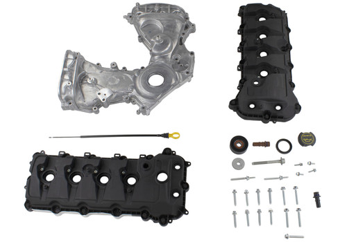 Ford 5.0L Coyote Timing Cover and Valve Cover Kit (Part M-6580-M50)
