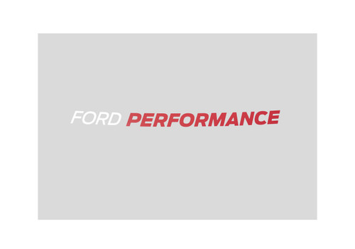 Ford Performance Windshield Banner for F-Series Trucks – 2 Inch Tall Red and White Decal by Ford Part M-1820-WR