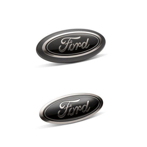 Ford M-1447-SDB Black Oval Emblem Kit for 2020-2022 Super Duty Trucks