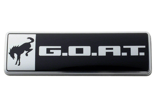 Ford M-1447-GOAT Bronco / G.O.A.T Emblem in Black and Chrome