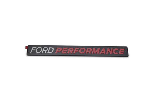 Ford Performance M-1447-FP Rear Badge Emblem - Black, Red, and White Plastic