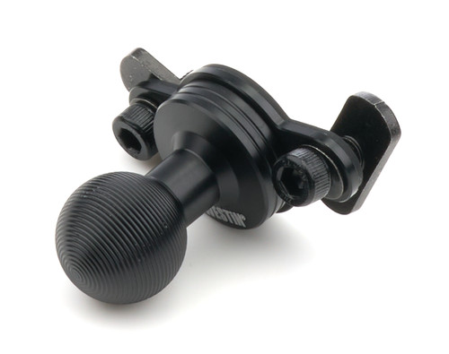 WESTIN Dash Accessory Bracket 10-21005 - Bolt-On 1.85 Inch Mount with 20 mm Ball - Aluminum Black Anodized