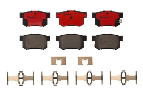 Brembo OE 93-96 Honda Accord PRIME Ceramic Rear Disc Brake Pad Set - P79027N