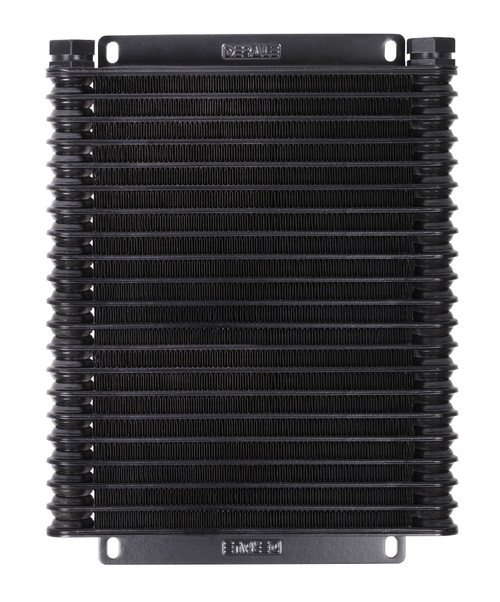 DERALE 33605 18-Row Plate & Fin Oil Cooler with 1/2 in FPT Fittings