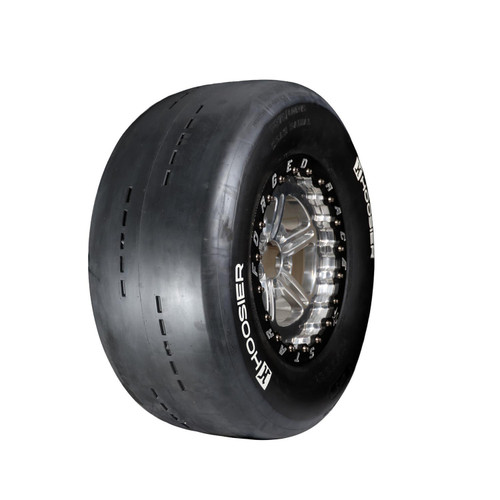 Hoosier P275/60R15 Drag Radial Tire (Part #17375DR3) - Performance Racing Radial with White Letter Sidewall