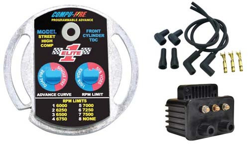 Compu-Fire Ignition Coils - Upgrade #22005 - Compu-Fire Single Fire Ignition System w/Racing Retard, 1970-'99 BT(Except FI)& 1971-2001 XL (Except "S")