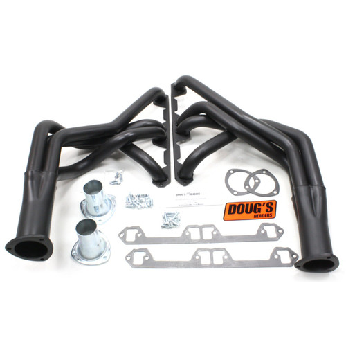 Dougs Headers & Manifolds #D104-B - Doug's Long Tube Header 68-76 Various AMC 290-401 V8 1 7/8" Primary 3 1/2" Collector Black Hi Temp Coated D104-B