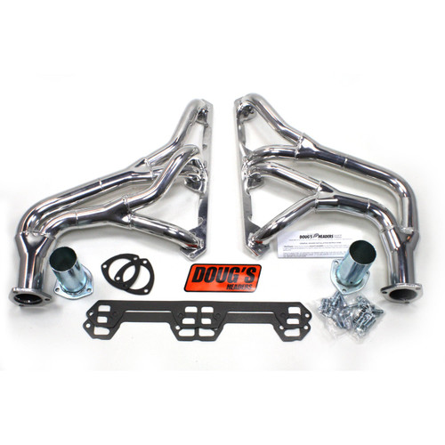 Dougs Headers & Manifolds #D1104Y - Doug's Tri Y Header 72-81 JEEP 290-401 V8 1 5/8-2" Primary 2 1/2" Collector Silver Ceramic Coated D1104Y