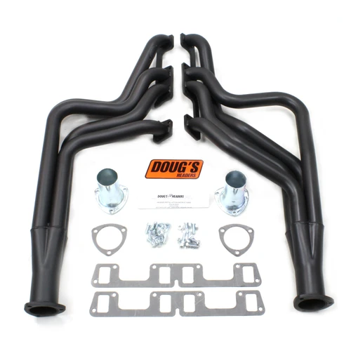Dougs Headers & Manifolds #D202-B - Doug's Long Tube Header 68-72 Buick 400-455 Buick V8 1 7/8" Primary 3" Collector Black Hi Temp Coated D202-B