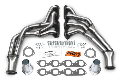 Dougs Headers & Manifolds #D300Y-SS - Doug's 304 Stainless Tri Y Header 63-91 GM Truck 265-400 SBC 2 & 4 WD 1 5/8-2" Primary 2 1/2" Collector D300Y-SS