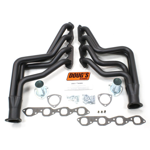 Dougs Headers & Manifolds #D313-B - Doug's Long Tube Header 64-77 GM F & A Body 396-502 BBC 1 3/4" Primary 3" Collector Black Hi Temp Coated D313-B
