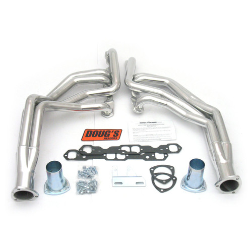 Dougs Headers & Manifolds #D317 - Doug's Long Tube Header 62-67 Nova 265-400 SBC Stock or Mustang II style suspension 1 3/4" Primary 3" Collector