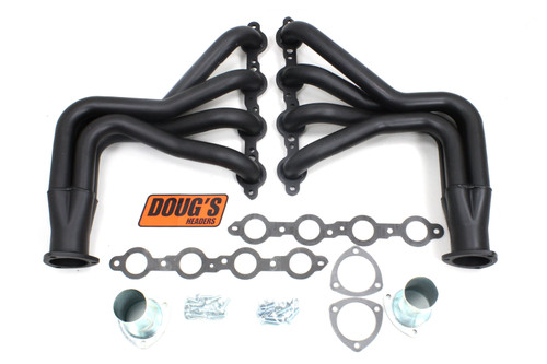 Dougs Headers & Manifolds #D3347-B - Doug's Long Tube Header Various Models 4.8-6.2 LS Engine Swap Mustang II Suspension 1 3/4" Primary 3" Collec