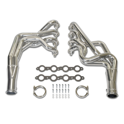 Dougs Headers & Manifolds #D3352 - Doug's Long Tube Header 70-74 GM F Body 4.8-6.2L LS Engine Swap 1 7/8" Primary 3" Collector Silver Ceramic Coa