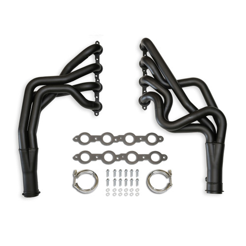 Dougs Headers & Manifolds #D3352-B - Doug's Long Tube Header 70-74 GM F Body 4.8-6.2L LS Engine Swap 1 7/8" Primary 3" Collector Black Hi Temp Co
