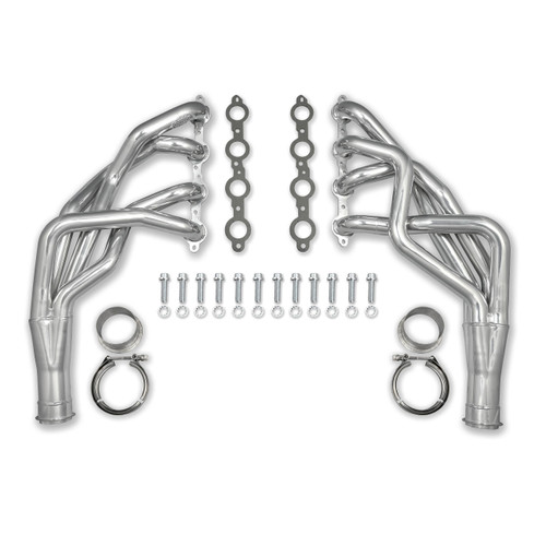 Dougs Headers & Manifolds #D3355-B - Doug's Long Tube Header 67-69 F Body, 68-74 X Body 4.8-6.2L LS Engine Swap 1 7/8" Primary 3" Collector Black