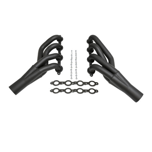Dougs Headers & Manifolds #D3358-B - Doug's Mid Length Header 70-81 GM F Body 4.8-6.2L LS Engine Swap 1 7/8" Primary 3" Collector Black Hi Temp C